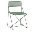 Chaise de salle à manger en fil d'acier industriel avec structure en X empilable pour usage intérieur et extérieur