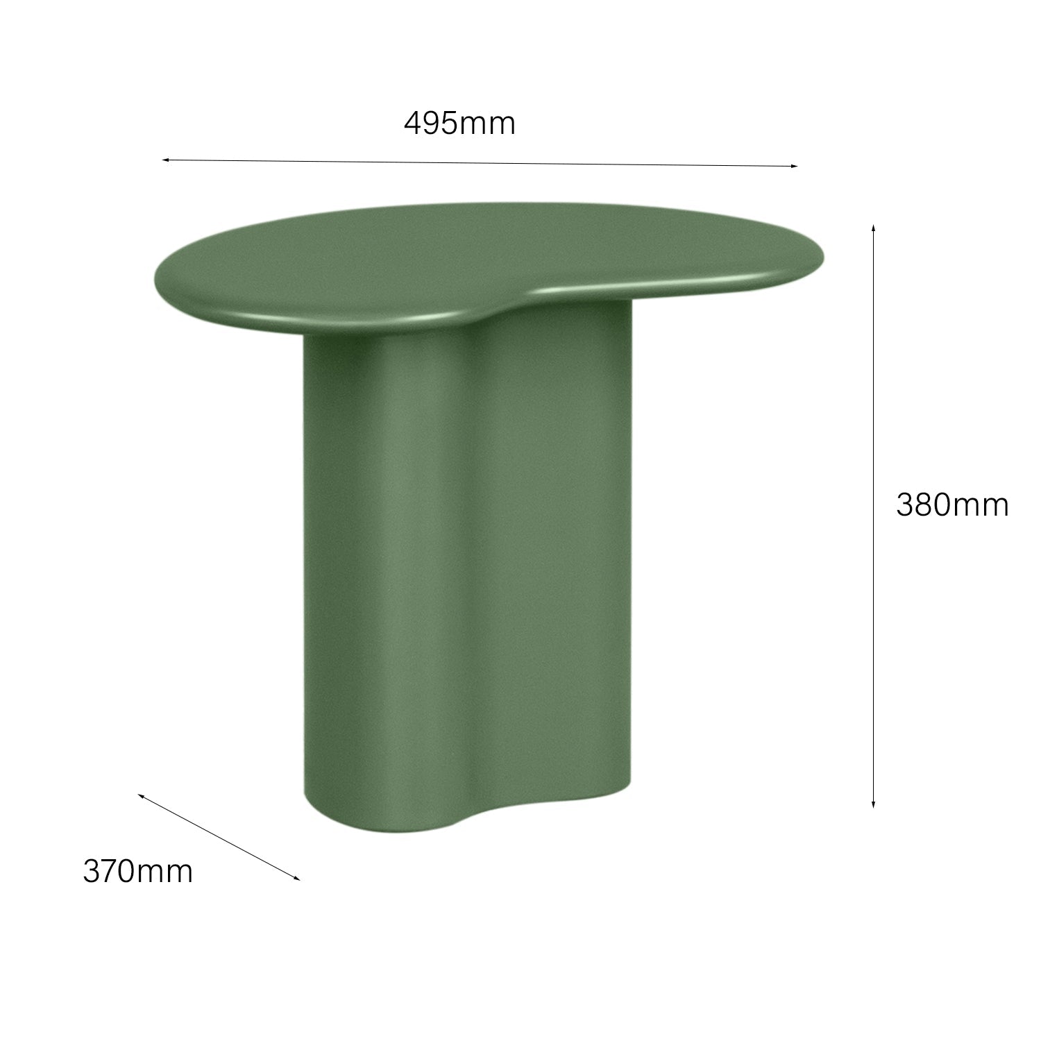 Tables gigognes modernes en bois massif, lot de trois empilables pour salons
