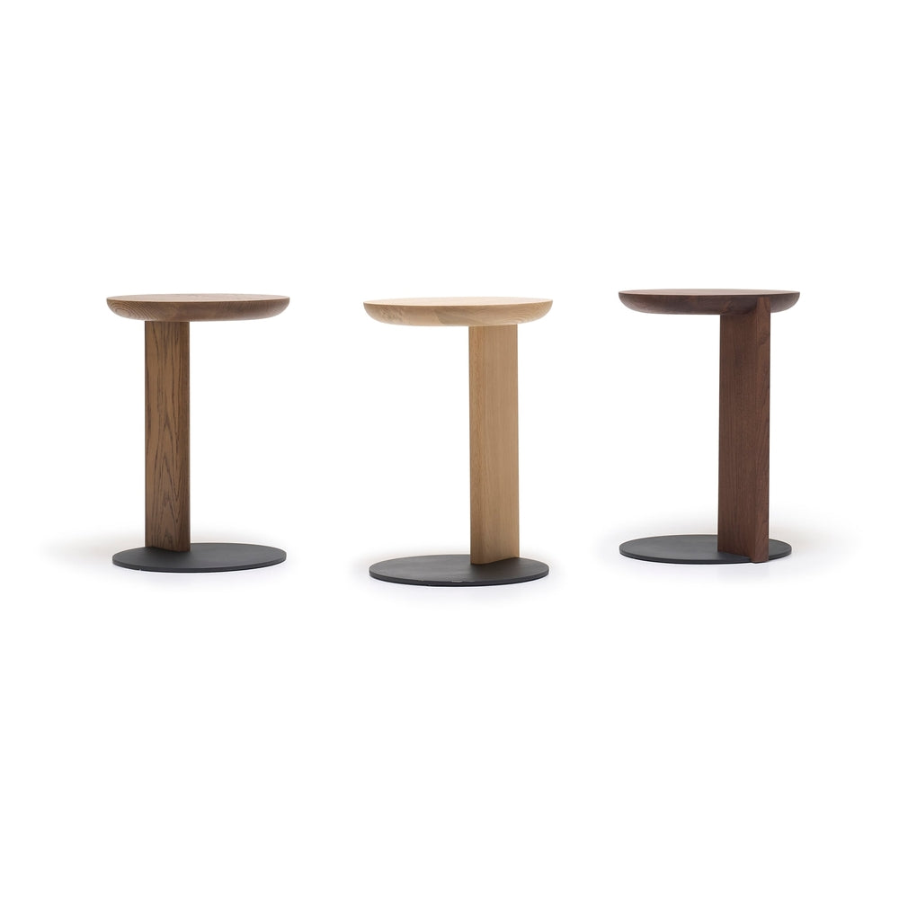Table d'appoint moderne en bois massif pour ordinateur portable avec piètement fin en acier pour salons