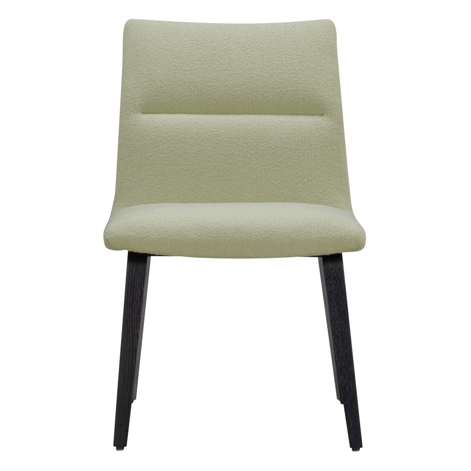 Chaise de salle à manger contemporaine rembourrée avec dossier plié détaillé pour salles à manger