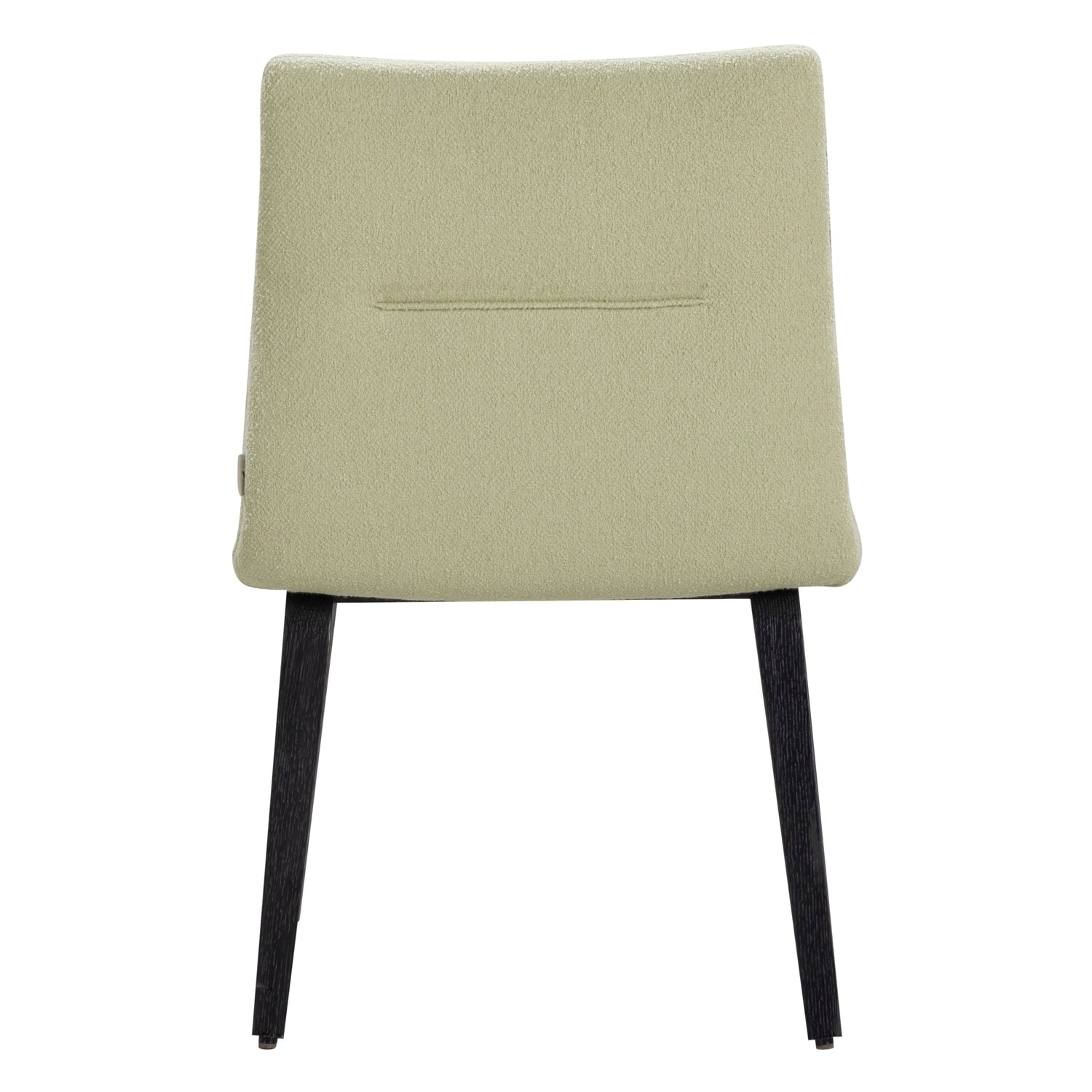Chaise de salle à manger contemporaine rembourrée avec dossier plié détaillé pour salles à manger
