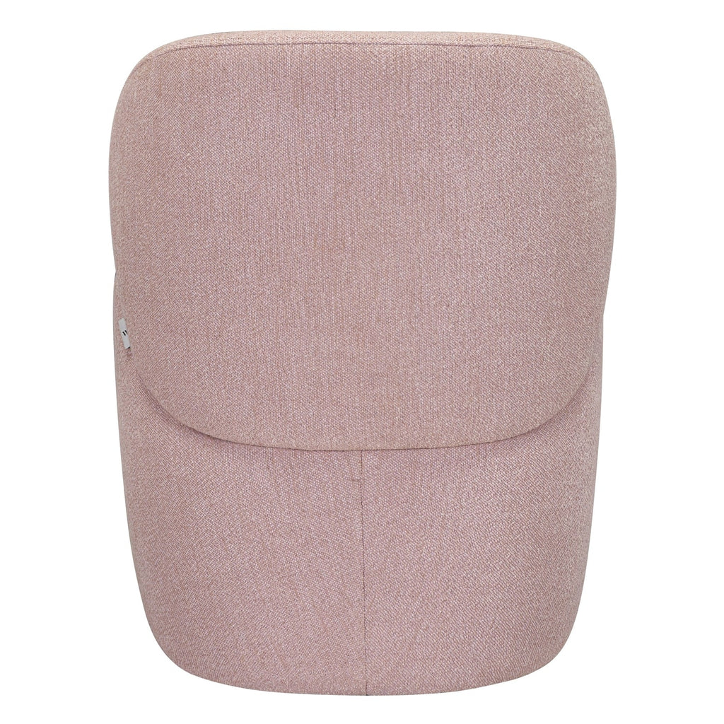 Petit fauteuil rembourré avec dossier plissé pour salons et salles à manger