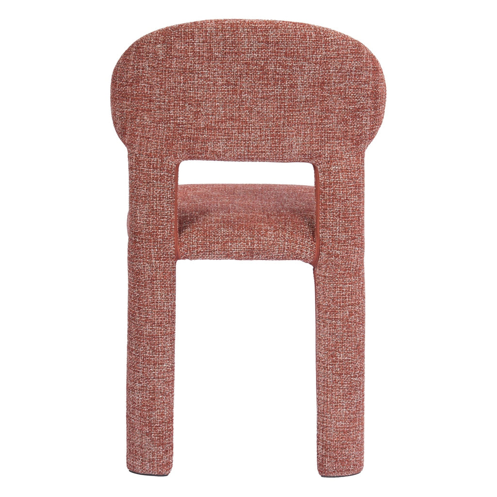 Chaise de salle à manger classique rembourrée avec dossier arqué et assise moelleuse pour salles à manger