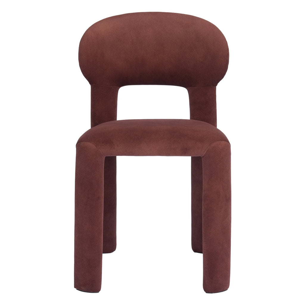 Chaise de salle à manger classique rembourrée avec dossier arqué et assise moelleuse pour salles à manger