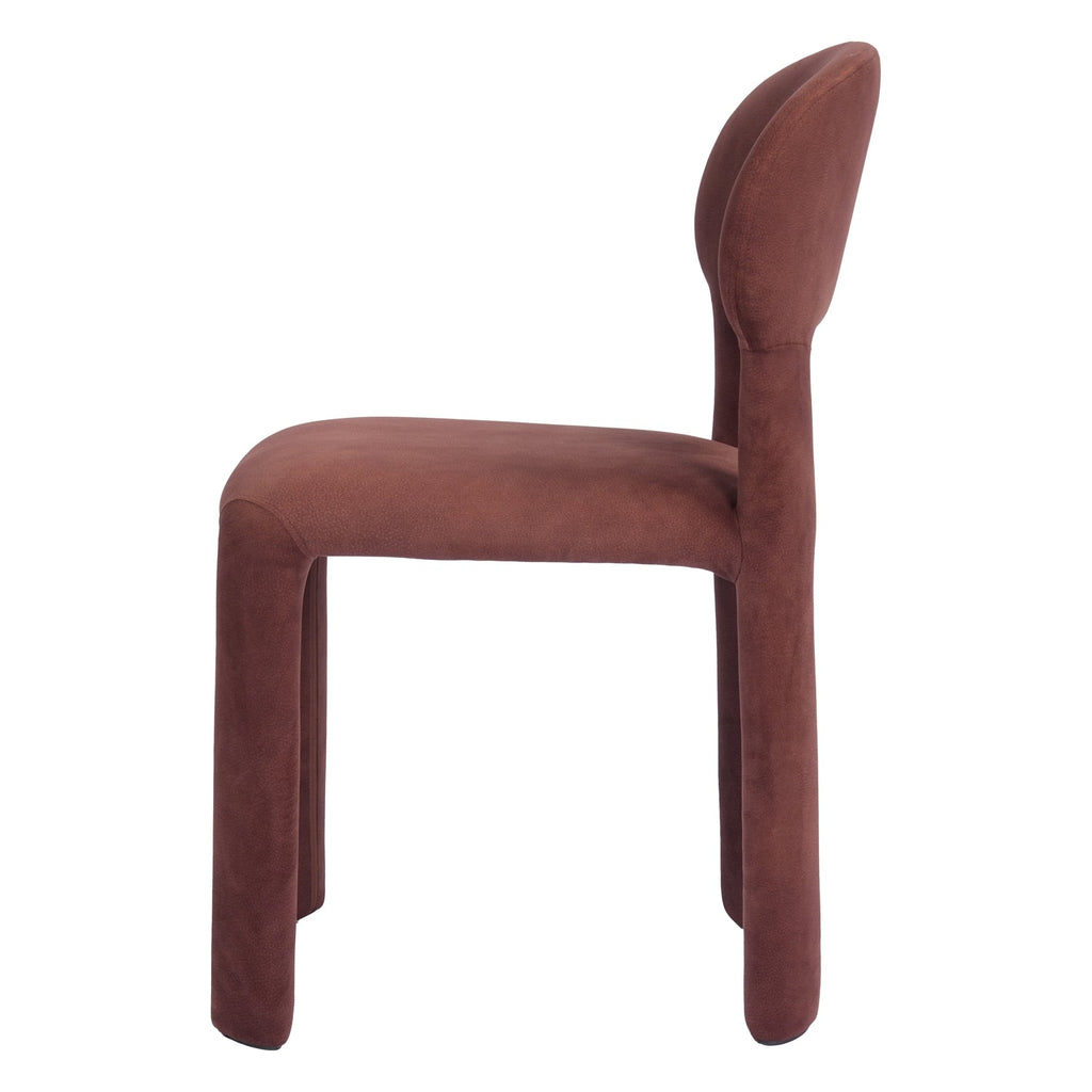 Chaise de salle à manger classique rembourrée avec dossier arqué et assise moelleuse pour salles à manger