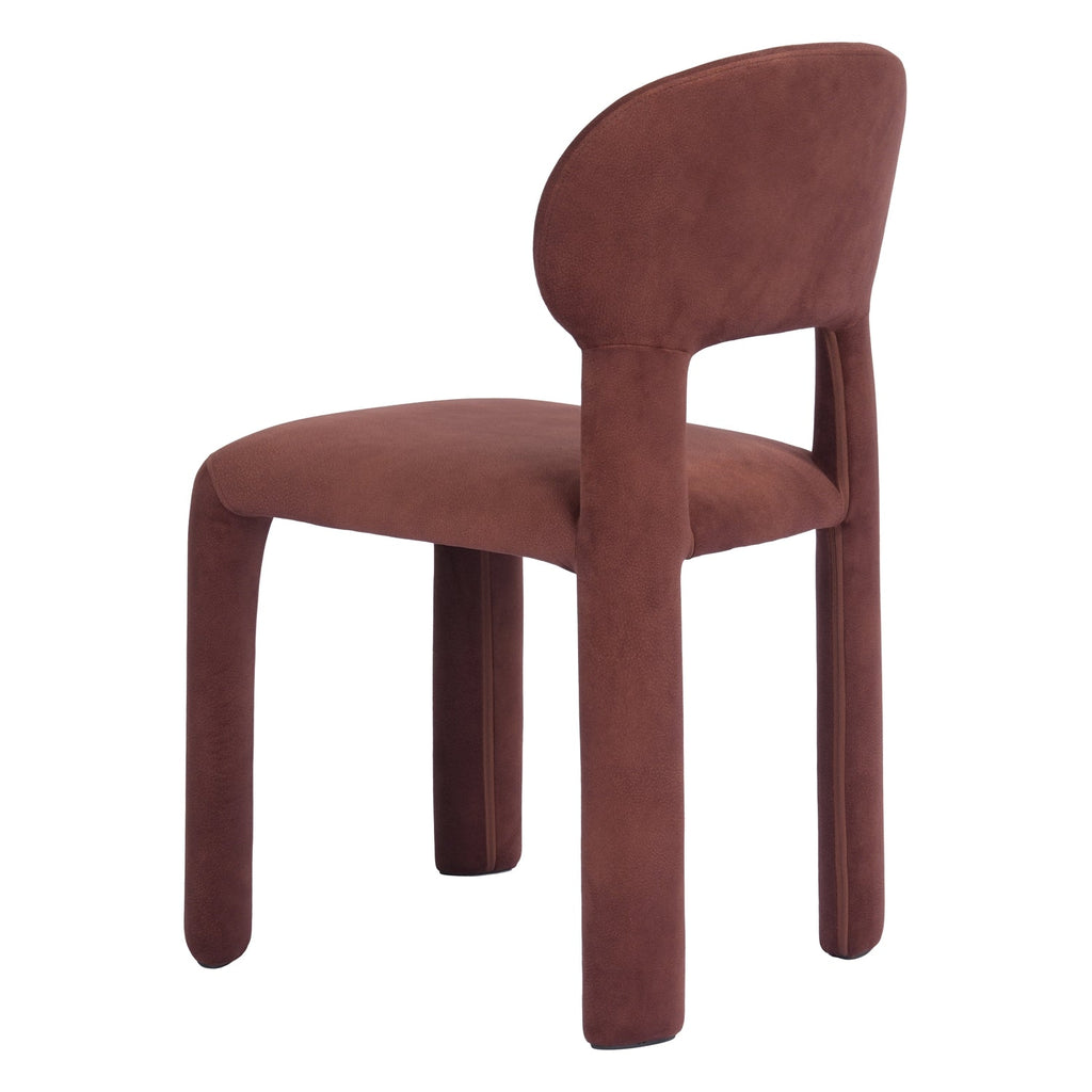 Chaise de salle à manger classique rembourrée avec dossier arqué et assise moelleuse pour salles à manger