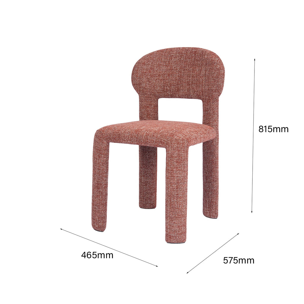 Chaise de salle à manger classique rembourrée avec dossier arqué et assise moelleuse pour salles à manger